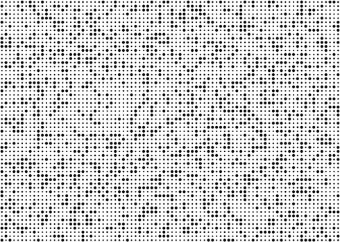 illustration of seamless pattern of circles black background