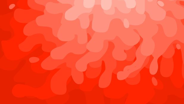 Abstract background red paint splash and waves in vector shape, Summer background and banner with water, cartoon, HD, radial ramp light to dark