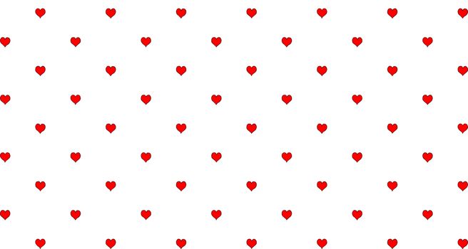 heart seamless pattern valentine love cartoon scarf isolated illustration tile background repeat wallpaper