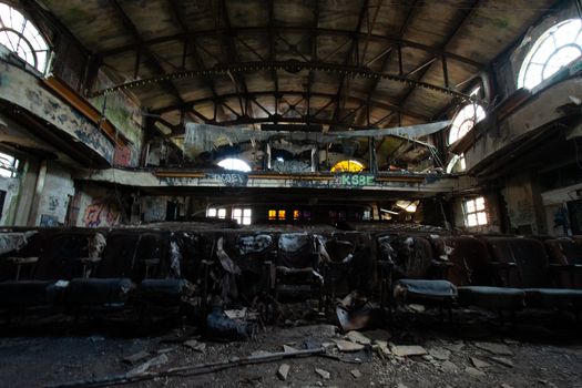 The Theatre at the Abandoned Proctors Palace in Newark New Jersey