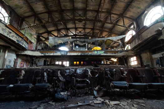 The Theatre at the Abandoned Proctors Palace in Newark New Jersey