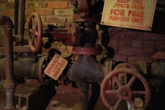 An Old Sprinkler System to Prevent Fire in an Abandoned Theatre