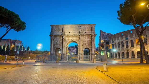 Arch of Constantine near colosseum, Rome, Italy