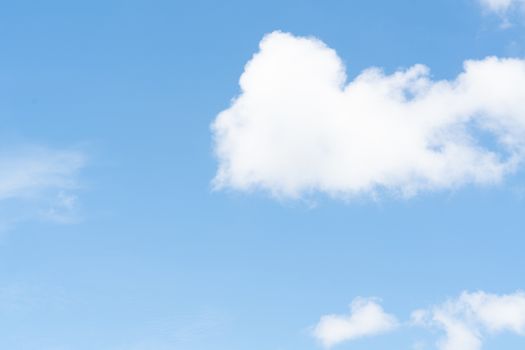 white soft cloud texture on blue sky backdrop