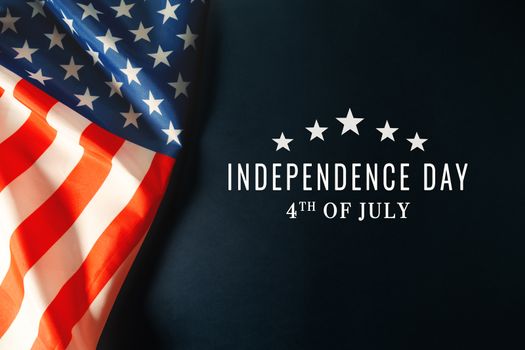 USA Independence day 4th of July concept, United States of America flag