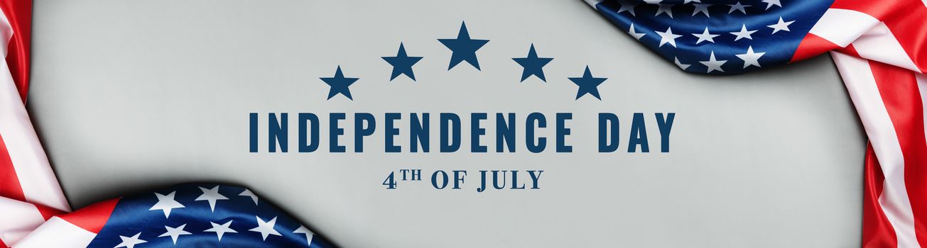 USA Independence day 4th of July concept, United States of America flag