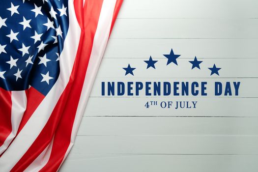 USA Independence day 4th of July concept, United States of America flag