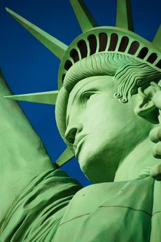 The Statue of Liberty is a colossal copper statue designed by Auguste Bartholdi a French sculptor was built by Gustave Eiffel.Dedicated on Oct 28, 1886.One of most famous icons of the 4th of July USA.