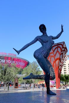 LAS VEGAS,NV/USA - Sep 15,2018 : Entrance of the Park at the T-Mobile Arena in Las Vegas.