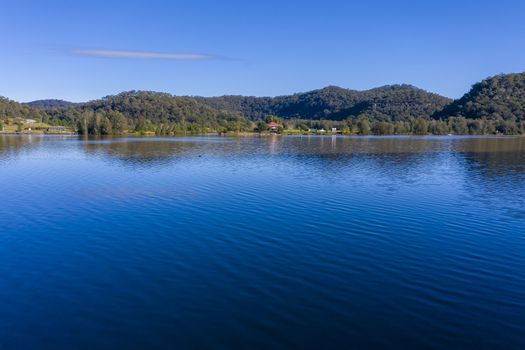 The Hawkesbury River in regional New South Wales in Australia