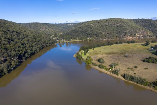 The Hawkesbury River in regional New South Wales in Australia