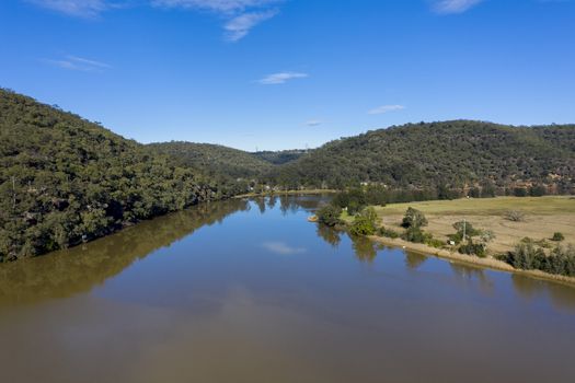 The Hawkesbury River in regional New South Wales in Australia