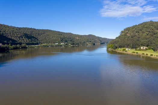 The Hawkesbury River in regional New South Wales in Australia