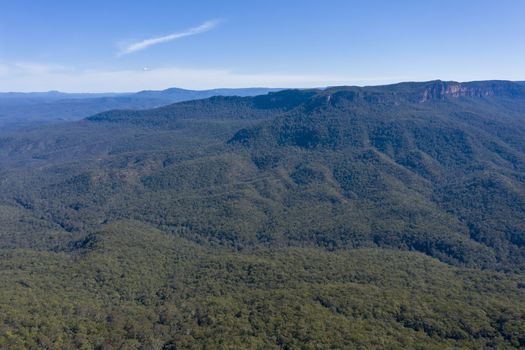 The Kedumba Pass in The Blue Mountains in New South Wales in Australia