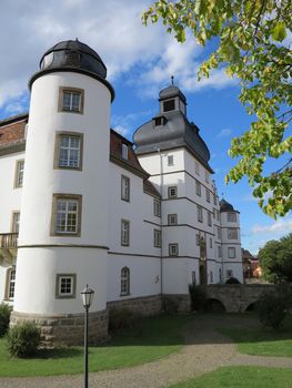 Tower of antique castle in Pfedelbach, Germany 