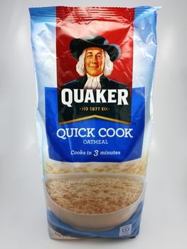 MANILA, PH - SEPT 21 - Quaker oats quick cook on September 21, 2020 in Manila, Philippines.