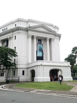 MANILA, PH - JULY 2 - National museum of anthropology facade on July 2, 2018 in Manila, Philippines.