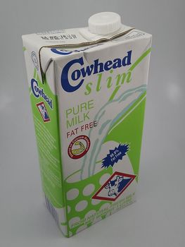 MANILA, PH - SEPT 21 - Cowhead slim pure milk fat free on September 21, 2020 in Manila, Philippines.