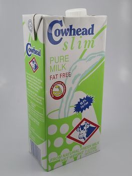 MANILA, PH - SEPT 21 - Cowhead slim pure milk fat free on September 21, 2020 in Manila, Philippines.