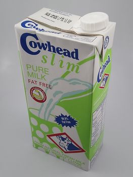 MANILA, PH - SEPT 21 - Cowhead slim pure milk fat free on September 21, 2020 in Manila, Philippines.