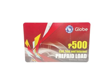 MANILA, PH - SEPT 21 - Globe prepaid load card on September 21, 2020 in Manila, Philippines.