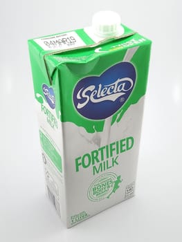 MANILA, PH - SEPT 21 - Selecta fortified milk box on September 21, 2020 in Manila, Philippines.