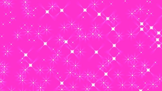Black abstract light background with glittery colored shiny bokeh stars. Sparkling glittered particles on colored background for placard, banner and greeting cards.