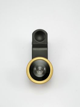 Smartphone camera lens attachment use to put it on small glass camera