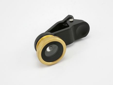 Smartphone camera lens attachment use to put it on small glass camera