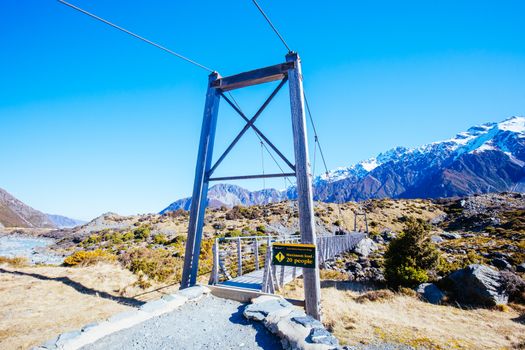The iconic half day Hooker Valley Track hike at Mt Cook in New Zealand