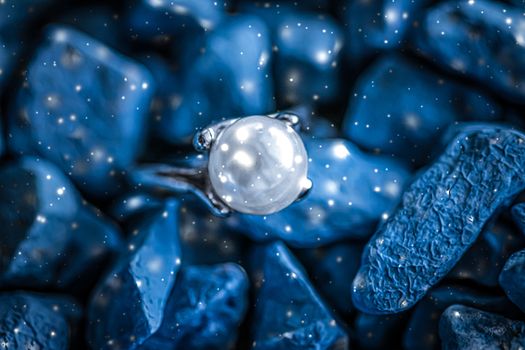 Pearl ring closeup, jewelry and accessory brands