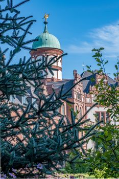 Beautiful fairytale castle of Wiligrad on a summer day.