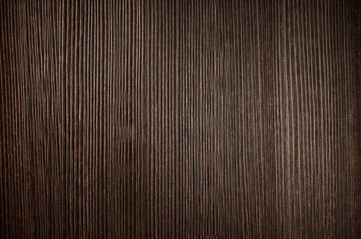 Dark brown laminate with rough textured surface imitation wood