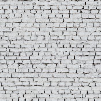 Aged brickwork of gray and white bricks .Texture or Background.