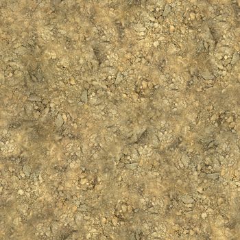 Sand yellow with bumps and pebbles.Texture or background.