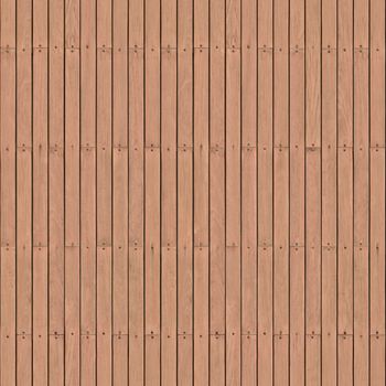 The vertical planks light brown hammered small nails .Background or texture