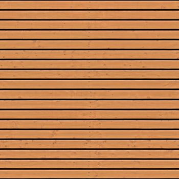 The fence of a private house is made of brown Board .Background or texture
