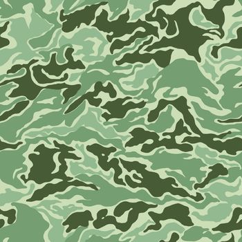 Painted military camouflage pattern of green colors.Texture or background