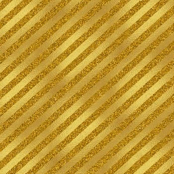 The wall is decorated with Golden color and designer stripes.Texture or background