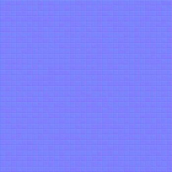 Color mosaic is composed of small square pieces of tile