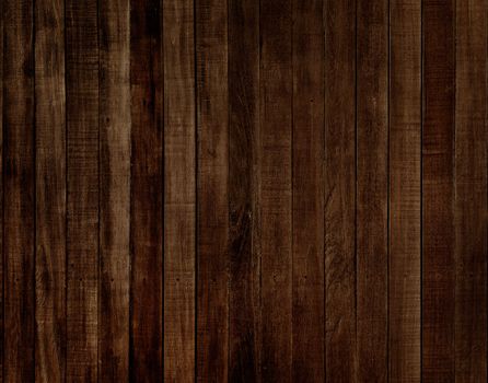 The texture of the wooden Board dark brown old house