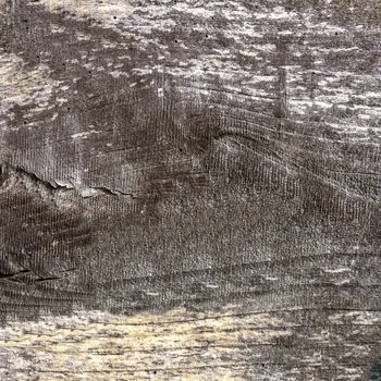 Old rotten brown rustic floor Board with mold