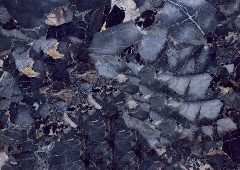 Textured dark blue marble stone with white spots