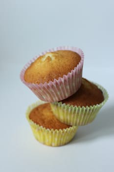 Sweet food cupcakes with vanilla flavor .Texture or background