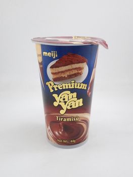MANILA, PH - SEPT 22 - Meiji premium yan yan tiramisu on September 22, 2020 in Manila, Philippines.