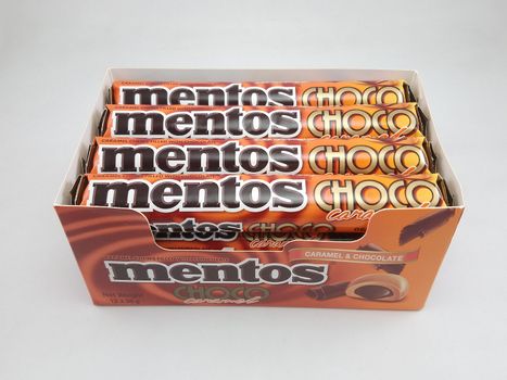 MANILA, PH - SEPT 22 - Mentos choco caramel on September 22, 2020 in Manila, Philippines.