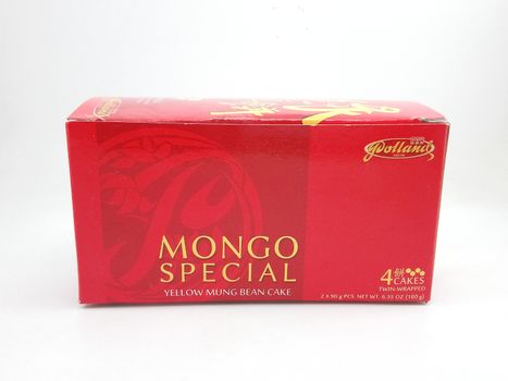 MANILA, PH - SEPT 22 - Polland mongo special yellow mung bean cake on September 22, 2020 in Manila, Philippines.