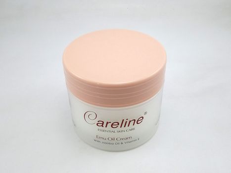 MANILA, PH - SEPT 22 - Careline skin care emu oil cream with jojoba oil and vitamin e on September 22, 2020 in Manila, Philippines.