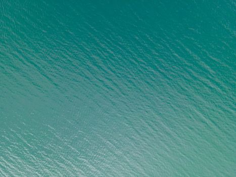 Drone shot over water. Background of lake. Birds view