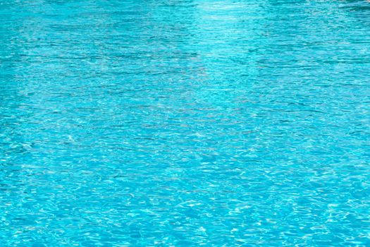 Water ripple waves in the pool